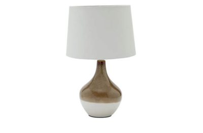 Collection Goa Glazed Ceramic Table Lamp.